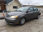 2004 Toyota Corolla Ce Gray vin: 2T1BR32E04C245157