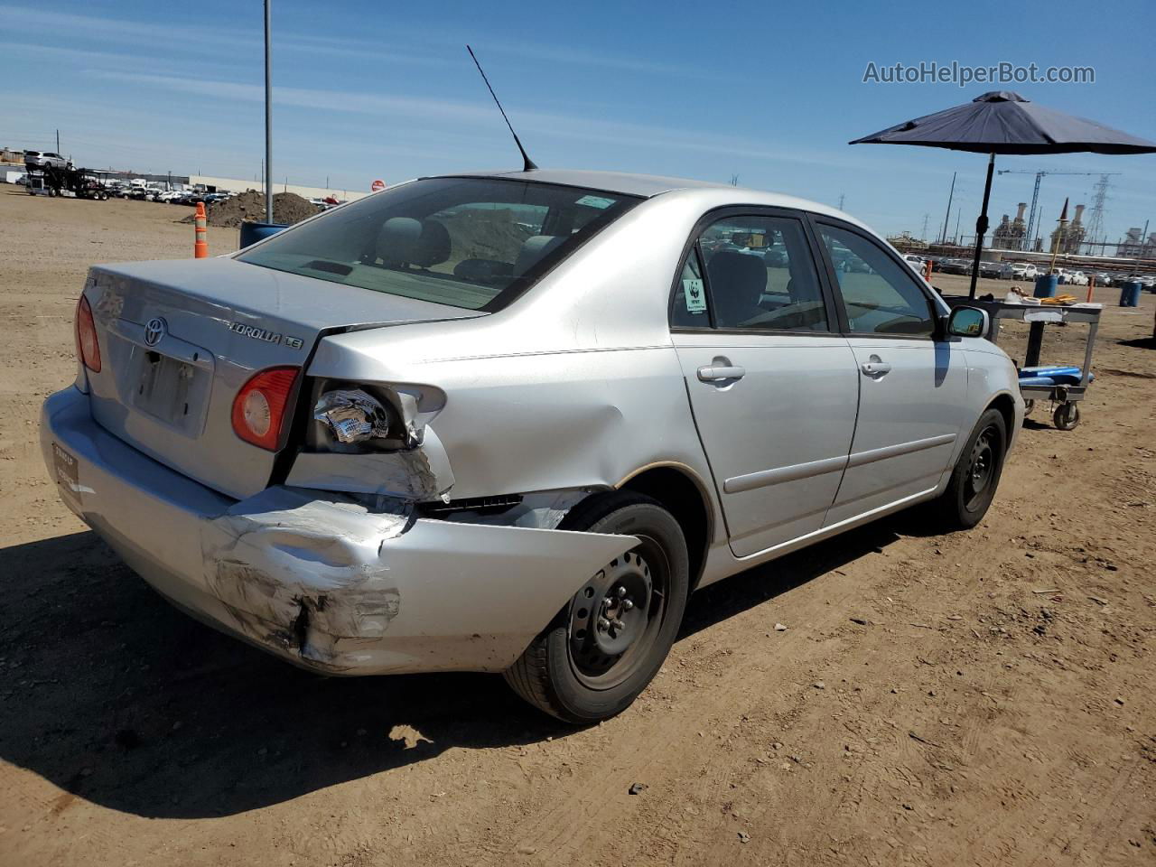 2005 Toyota Corolla Ce Silver vin: 2T1BR32E05C431721