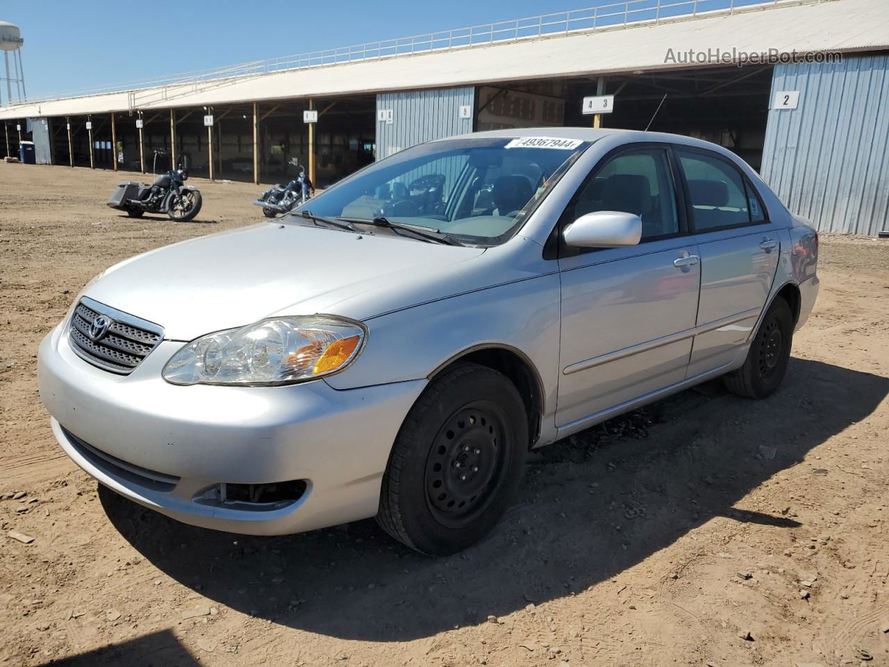 2005 Toyota Corolla Ce Silver vin: 2T1BR32E05C431721