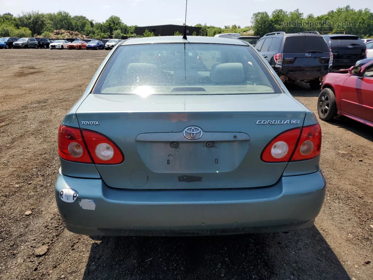 2005 Toyota Corolla Ce Teal vin: 2T1BR32E05C435817