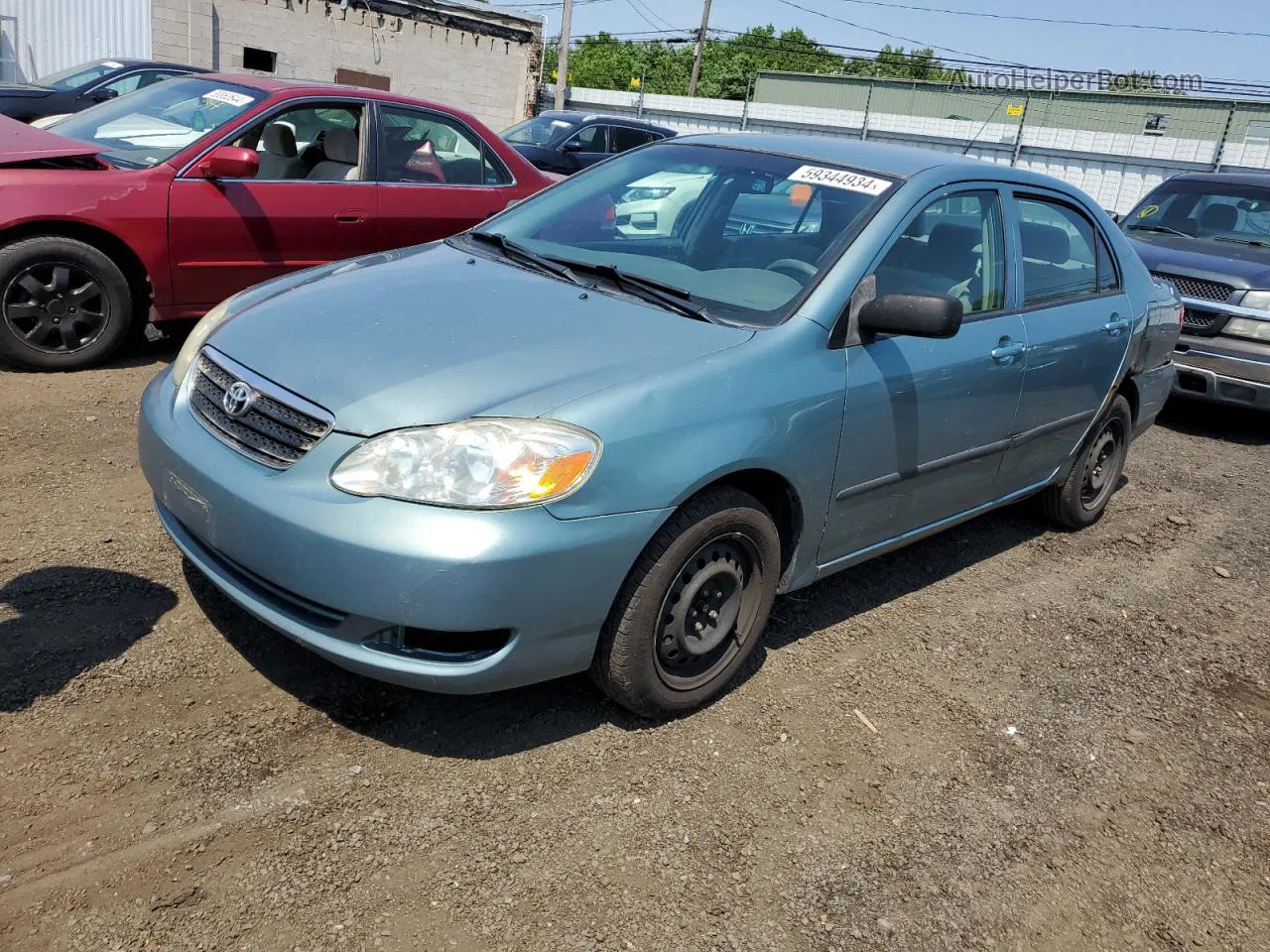 2005 Toyota Corolla Ce Бирюзовый vin: 2T1BR32E05C435817