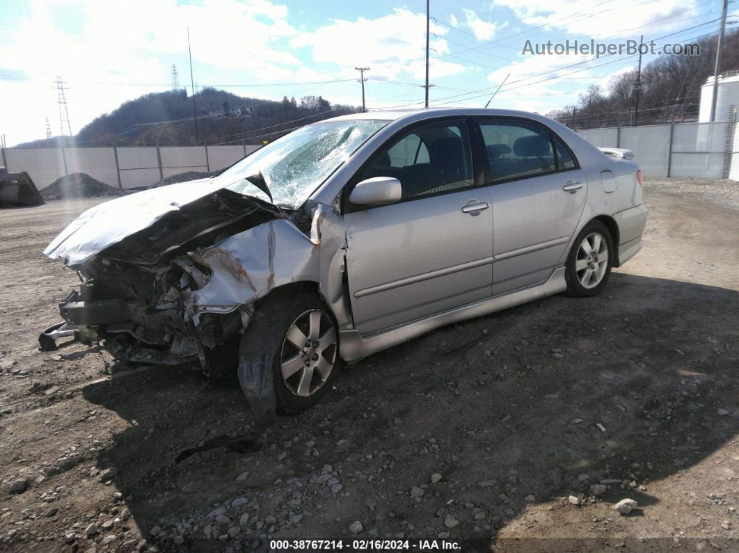 2008 Toyota Corolla S Silver vin: 2T1BR32E08C895662