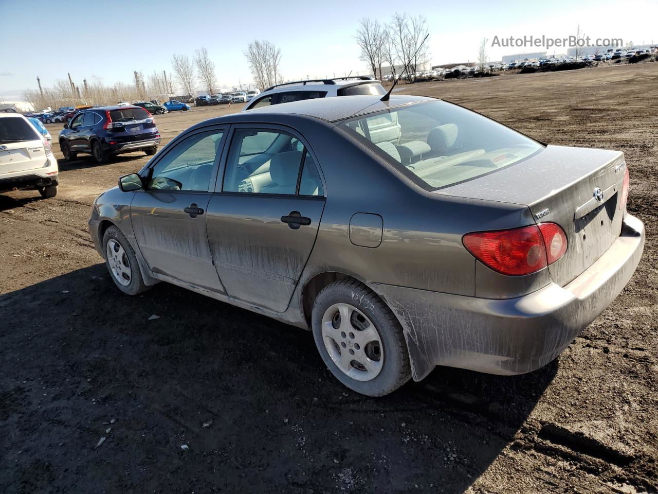 2008 Toyota Corolla Ce Gray vin: 2T1BR32E08C918132