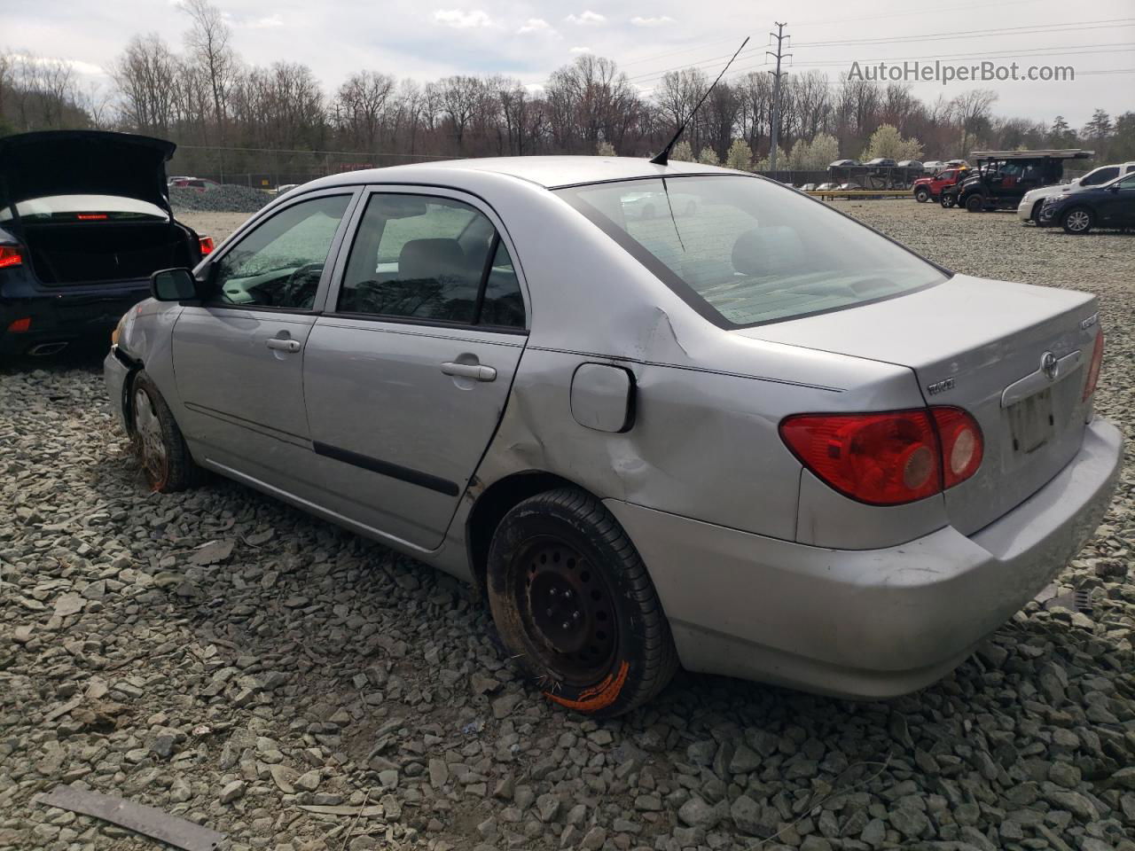 2008 Toyota Corolla Ce Silver vin: 2T1BR32E08C926070