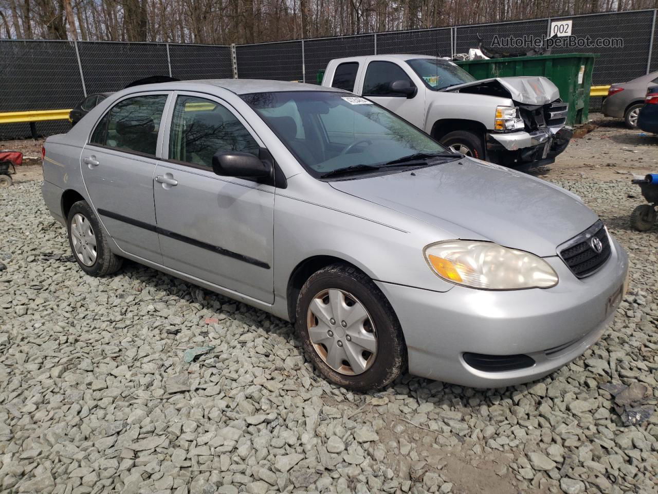 2008 Toyota Corolla Ce Silver vin: 2T1BR32E08C926070