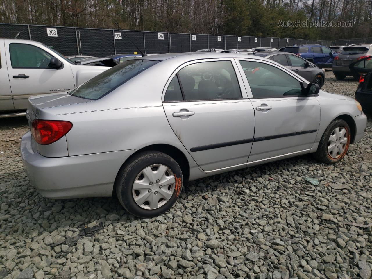 2008 Toyota Corolla Ce Silver vin: 2T1BR32E08C926070