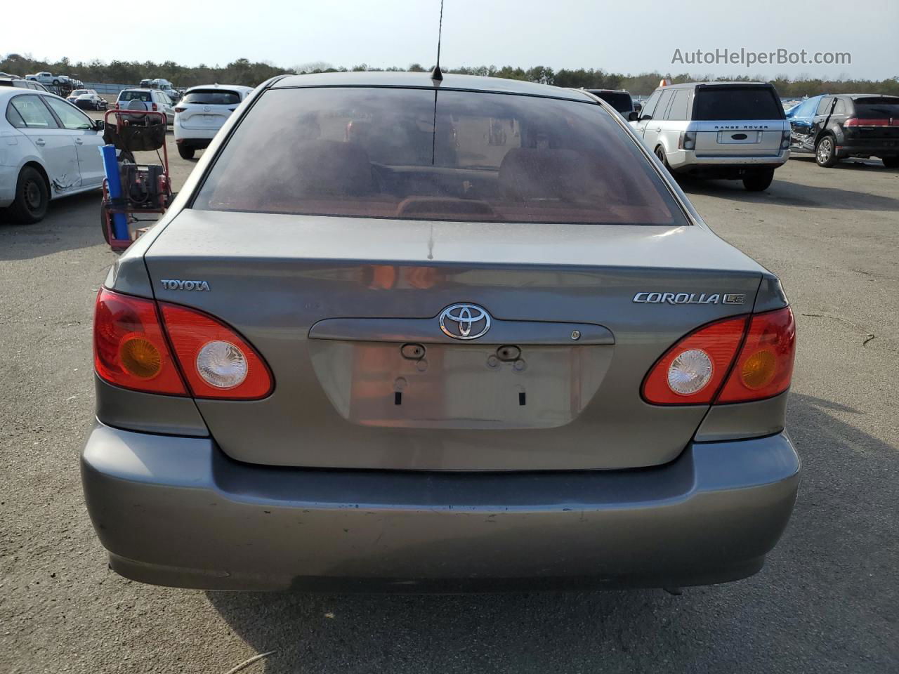 2003 Toyota Corolla Ce Gray vin: 2T1BR32E13C014623