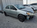 2003 Toyota Corolla Ce Silver vin: 2T1BR32E13C152727