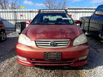 2003 Toyota Corolla Ce Red vin: 2T1BR32E13C157376