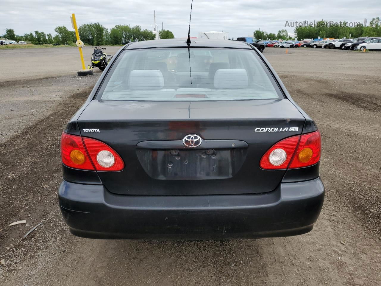 2003 Toyota Corolla Ce Black vin: 2T1BR32E13C742541