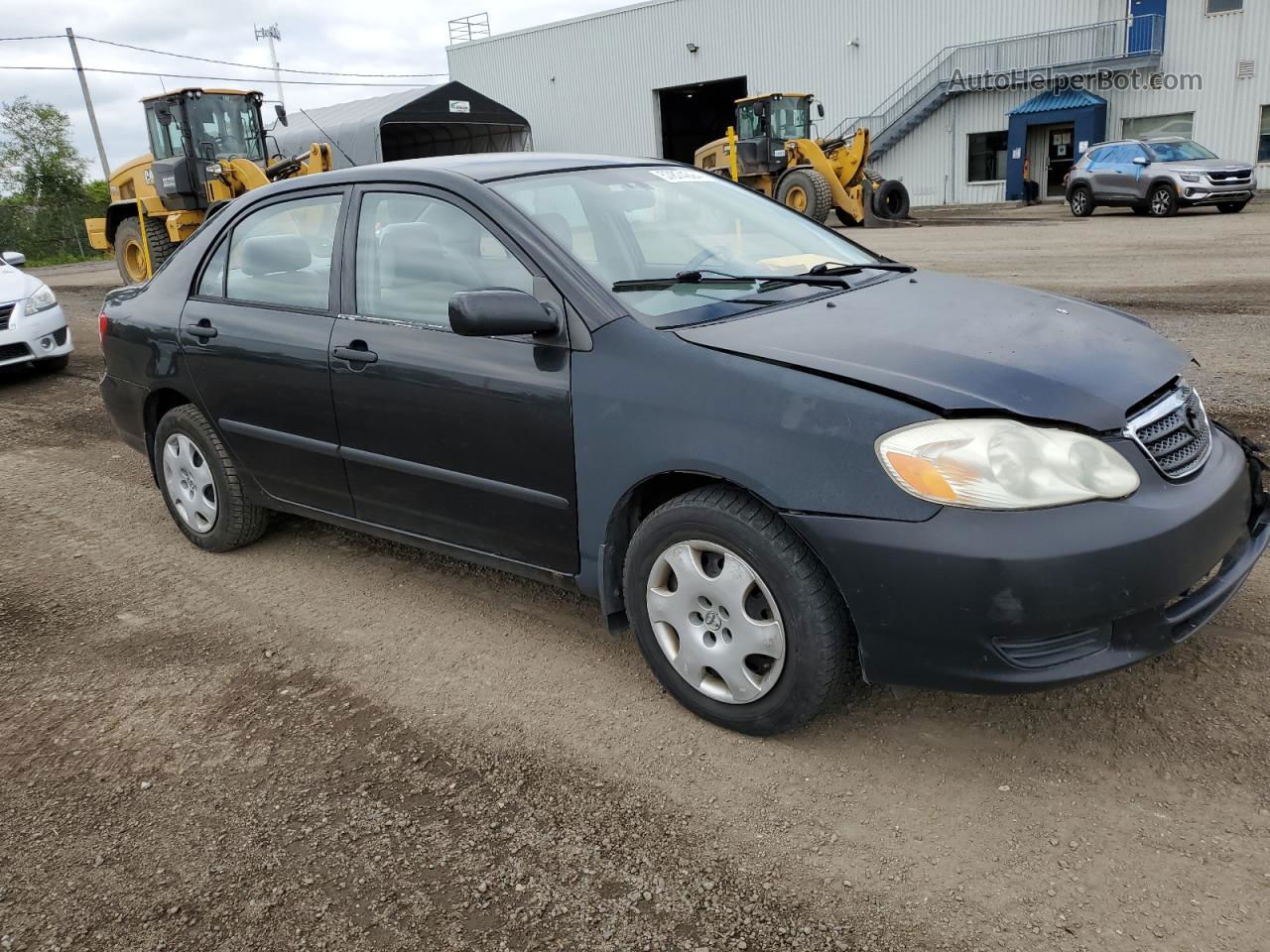 2003 Toyota Corolla Ce Black vin: 2T1BR32E13C742541