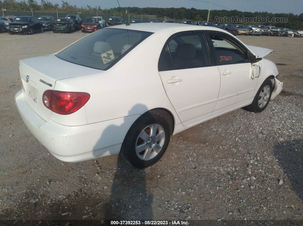 2004 Toyota Corolla Ce/s/le White vin: 2T1BR32E14C184160