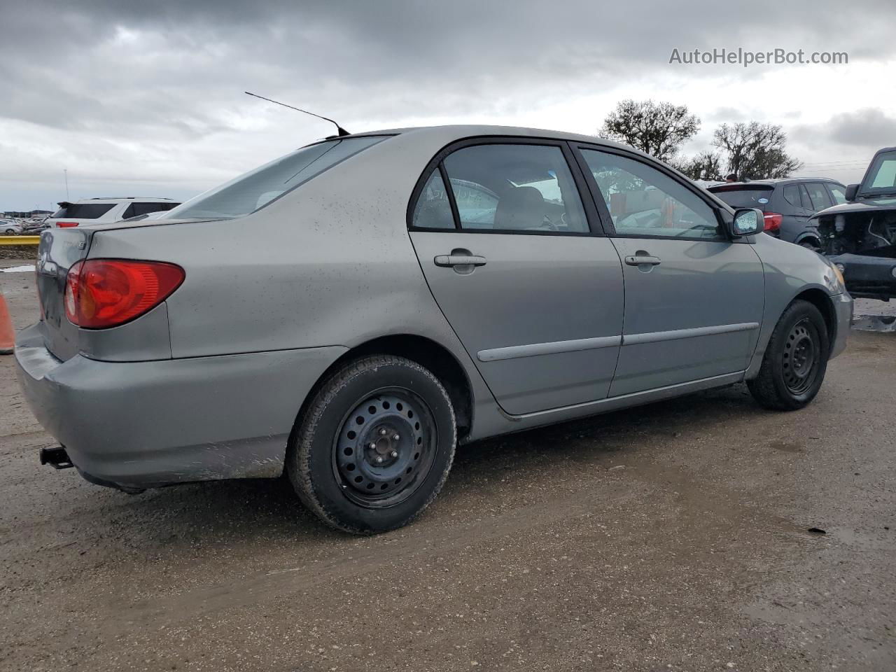 2004 Toyota Corolla Ce Silver vin: 2T1BR32E14C212250