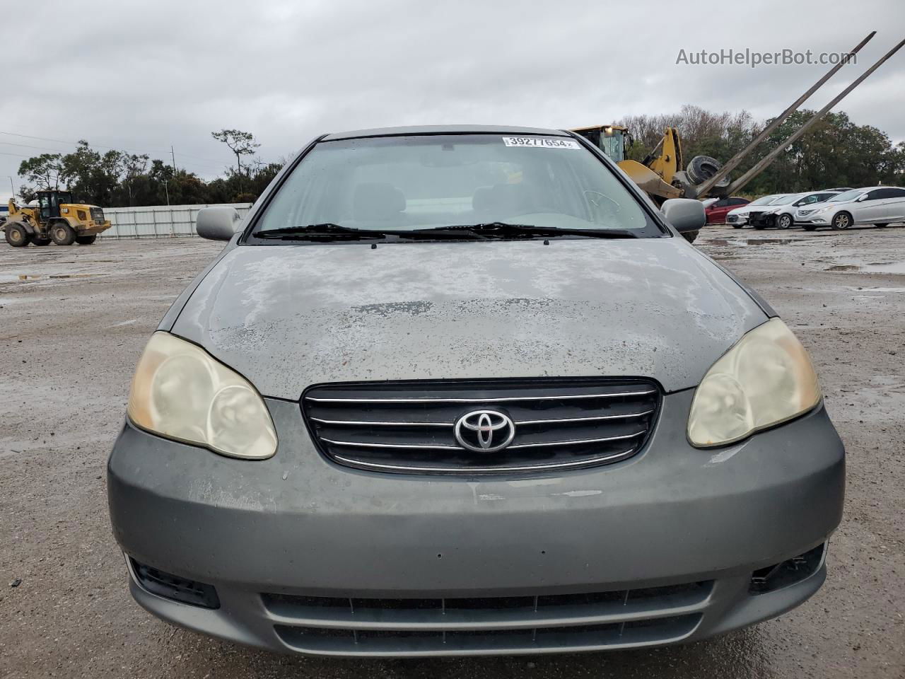 2004 Toyota Corolla Ce Silver vin: 2T1BR32E14C212250