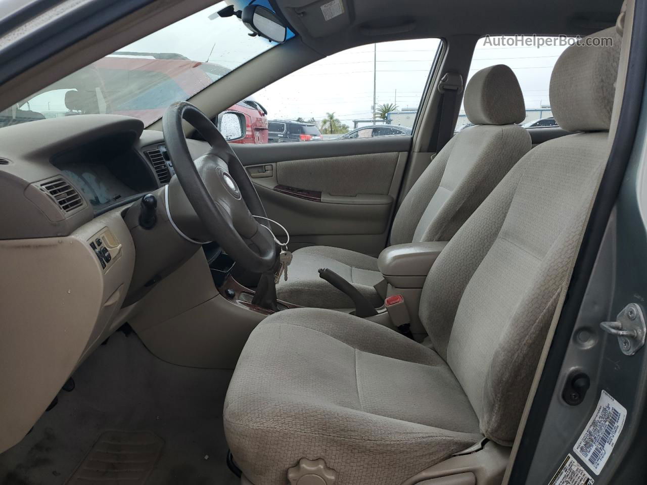 2004 Toyota Corolla Ce Silver vin: 2T1BR32E14C212250