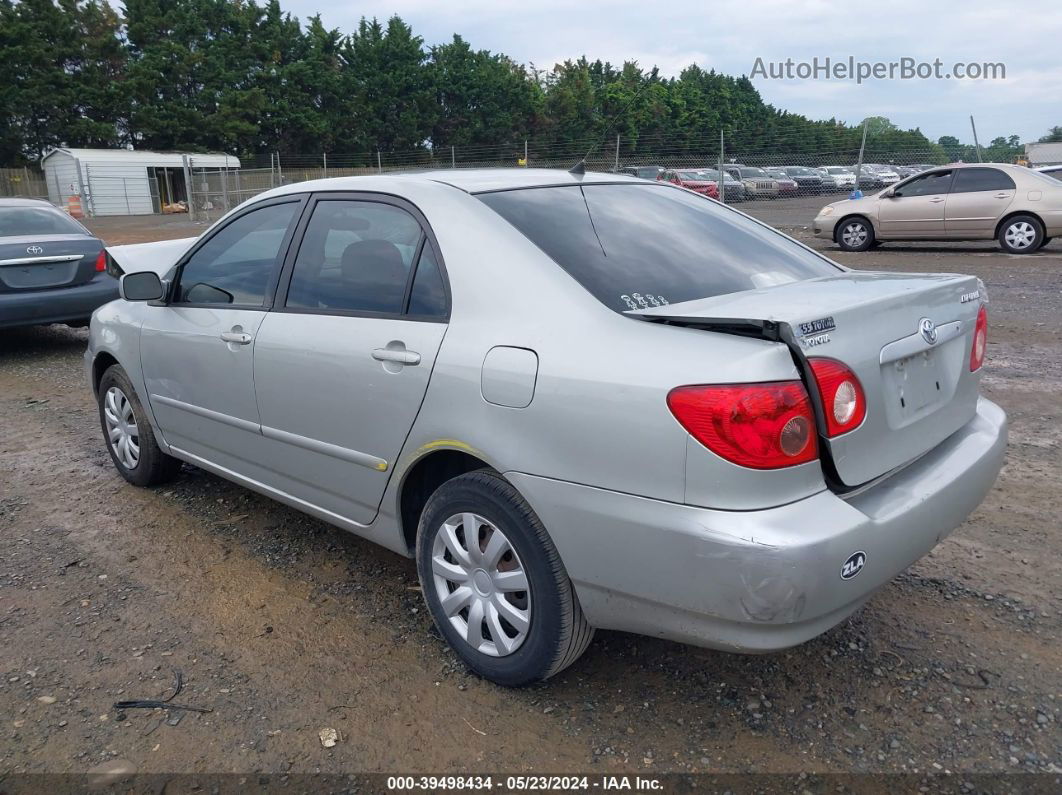 2004 Toyota Corolla Le Silver vin: 2T1BR32E14C220560