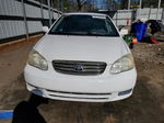 2004 Toyota Corolla Ce White vin: 2T1BR32E14C268429