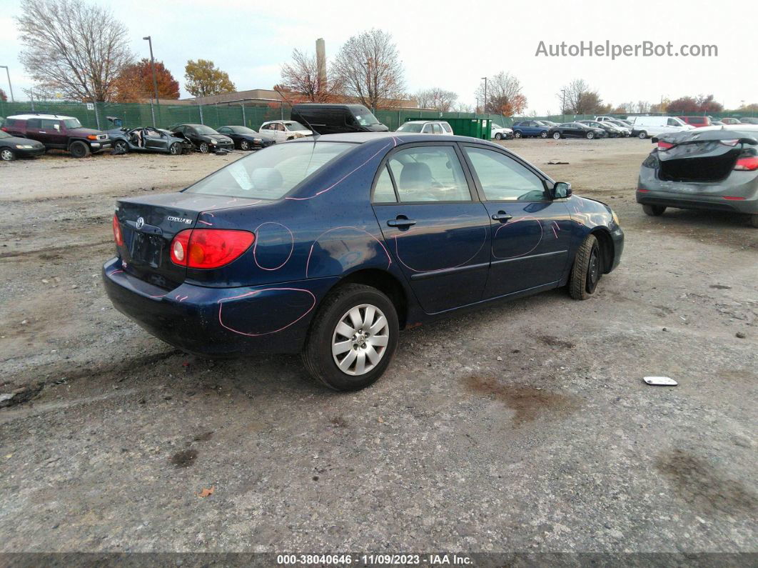 2004 Toyota Corolla Ce/s/le Blue vin: 2T1BR32E14C290303