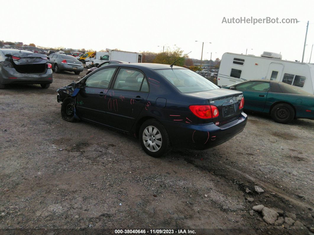 2004 Toyota Corolla Ce/s/le Blue vin: 2T1BR32E14C290303