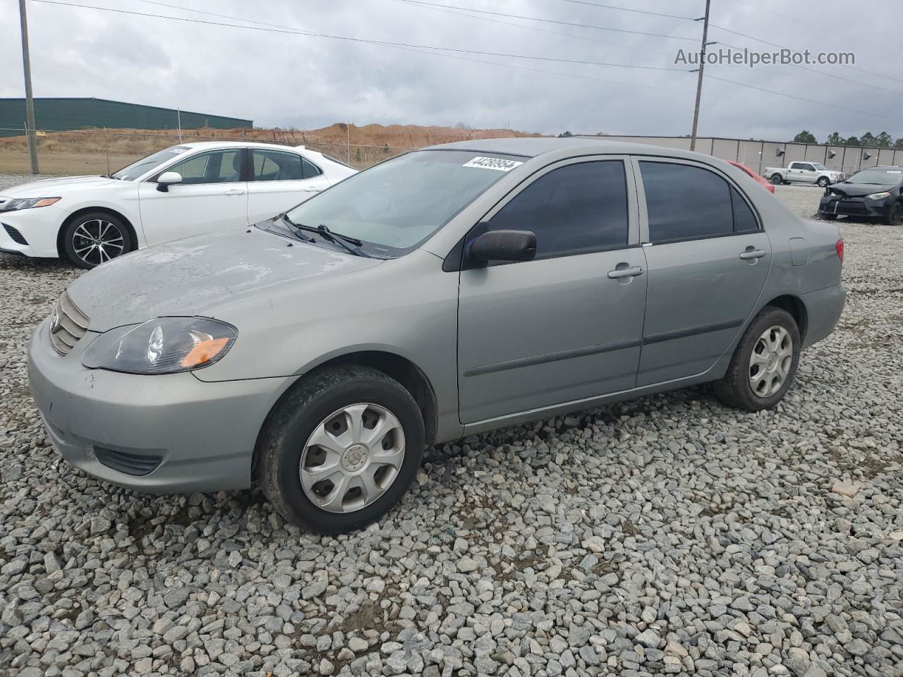 2004 Toyota Corolla Ce Gray vin: 2T1BR32E14C295579