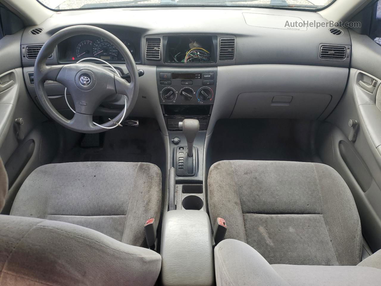 2004 Toyota Corolla Ce Gray vin: 2T1BR32E14C295579