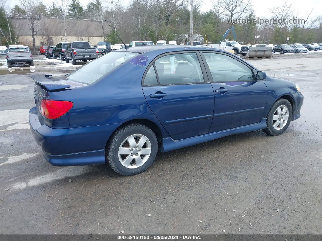 2004 Toyota Corolla S Blue vin: 2T1BR32E14C312297