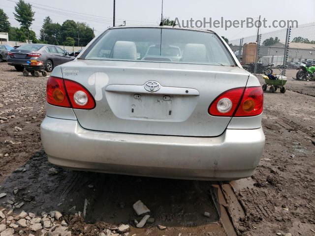 2004 Toyota Corolla Ce Silver vin: 2T1BR32E14C318276