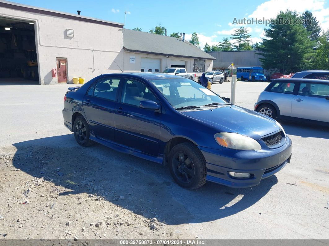 2008 Toyota Corolla S Синий vin: 2T1BR32E18C923291