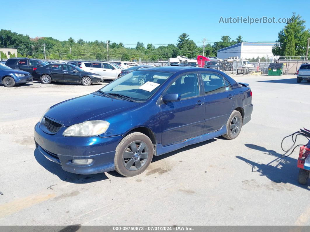 2008 Toyota Corolla S Синий vin: 2T1BR32E18C923291