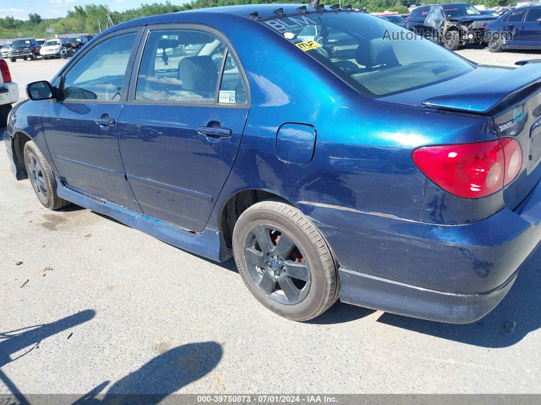 2008 Toyota Corolla S Синий vin: 2T1BR32E18C923291