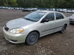 2003 Toyota Corolla Ce Silver vin: 2T1BR32E23C036274