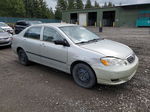 2003 Toyota Corolla Ce Silver vin: 2T1BR32E23C036274