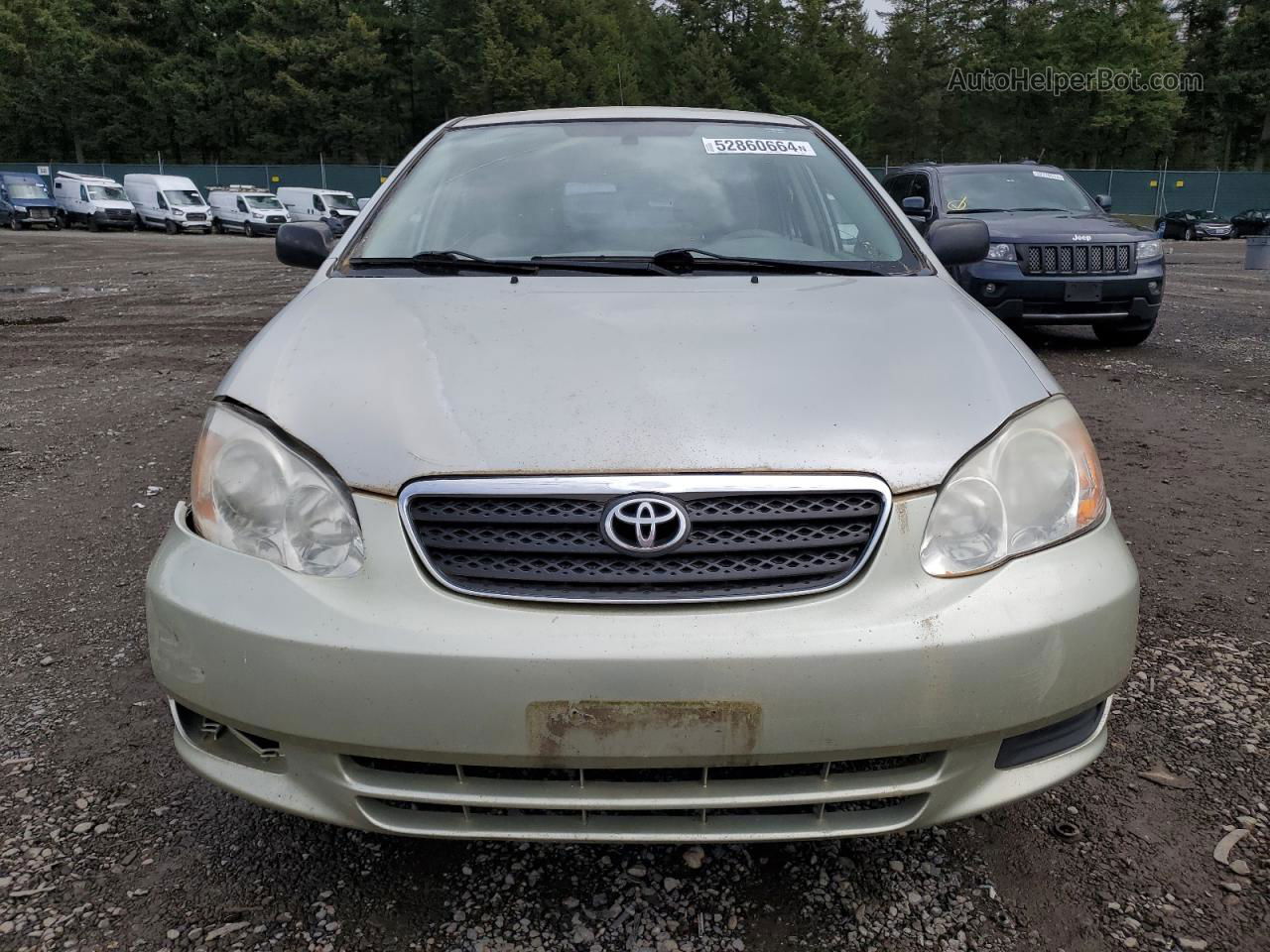 2003 Toyota Corolla Ce Silver vin: 2T1BR32E23C036274