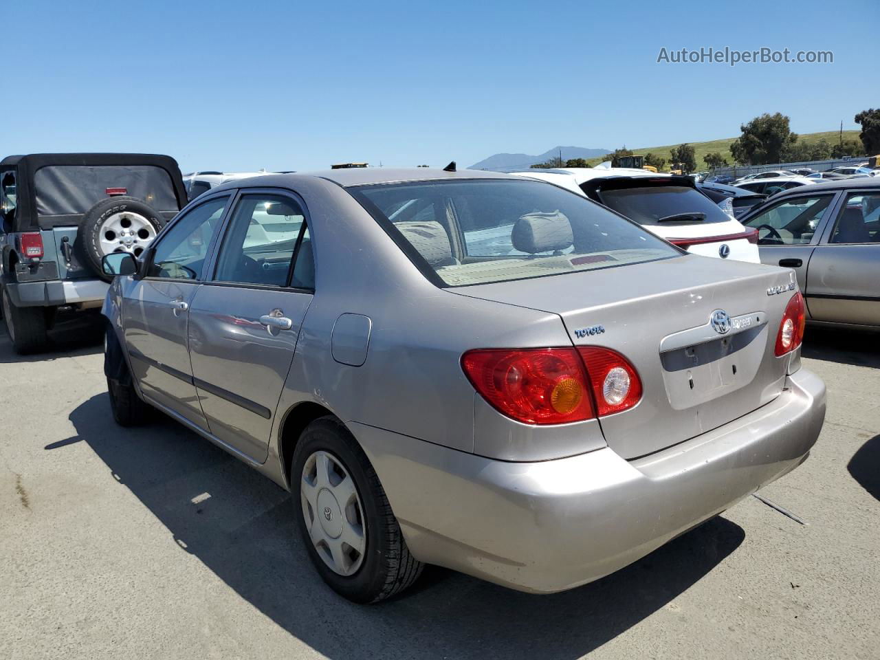 2003 Toyota Corolla Ce Tan vin: 2T1BR32E23C110101