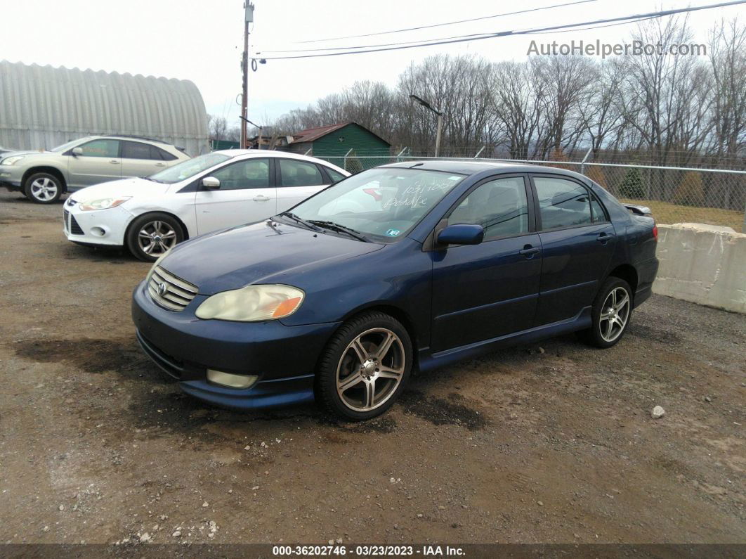 2003 Toyota Corolla Ce/s/le Синий vin: 2T1BR32E23C124998