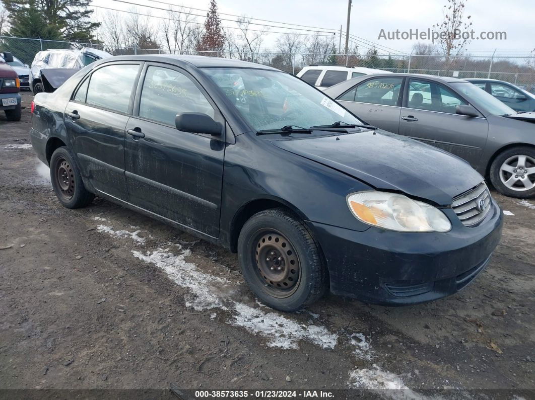 2004 Toyota Corolla Ce Black vin: 2T1BR32E24C176570