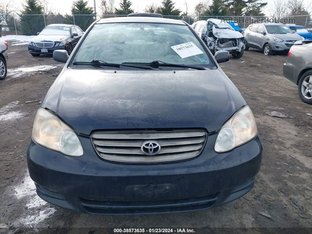 2004 Toyota Corolla Ce Black vin: 2T1BR32E24C176570