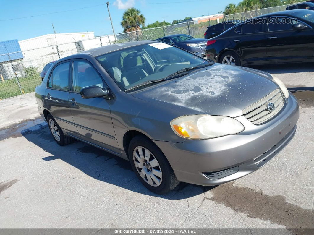 2004 Toyota Corolla Le Серый vin: 2T1BR32E24C253132