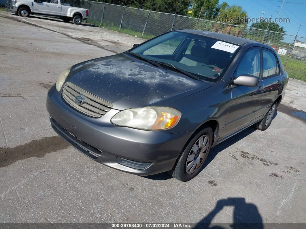 2004 Toyota Corolla Le Серый vin: 2T1BR32E24C253132