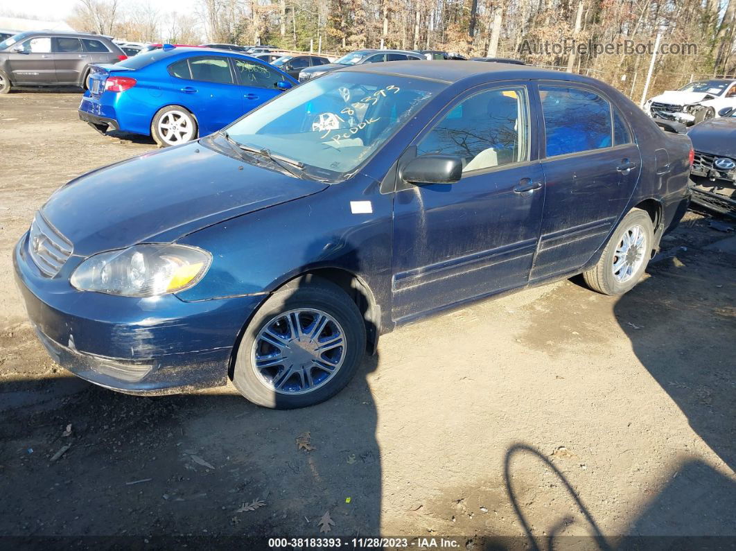 2004 Toyota Corolla Ce Синий vin: 2T1BR32E24C293744