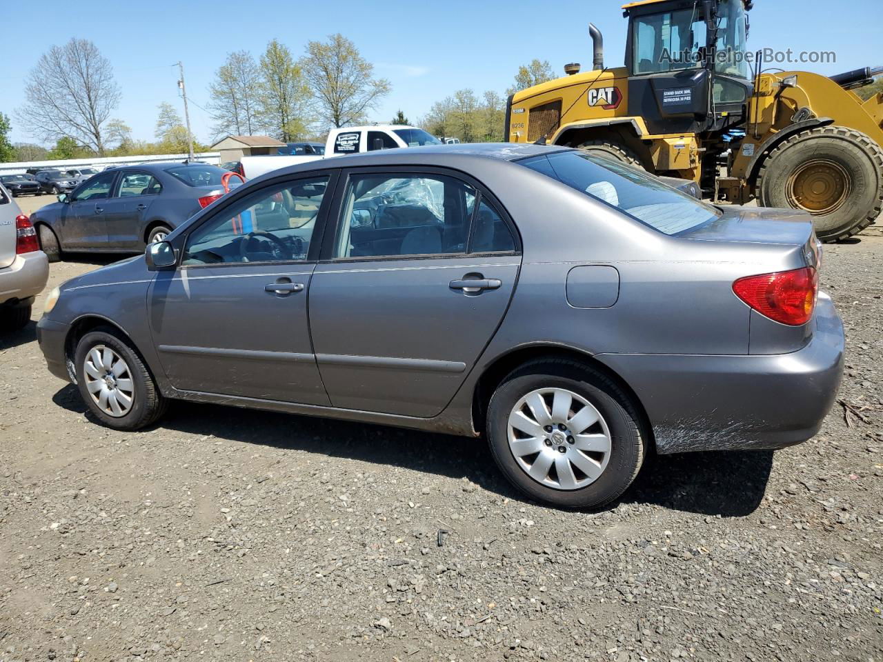 2004 Toyota Corolla Ce Gray vin: 2T1BR32E24C299723