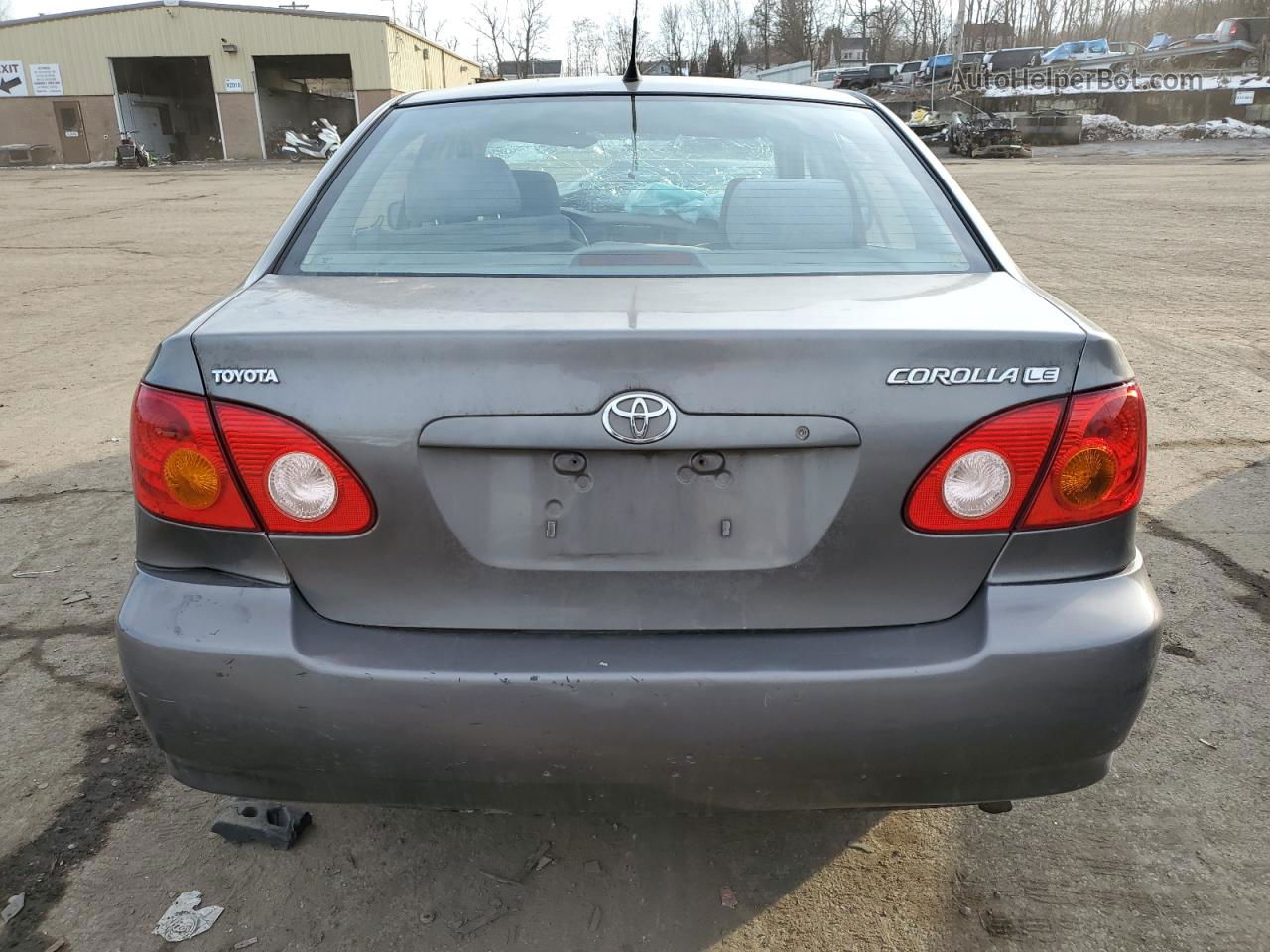 2004 Toyota Corolla Ce Gray vin: 2T1BR32E24C300725