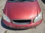 2005 Toyota Corolla Ce Red vin: 2T1BR32E25C349005