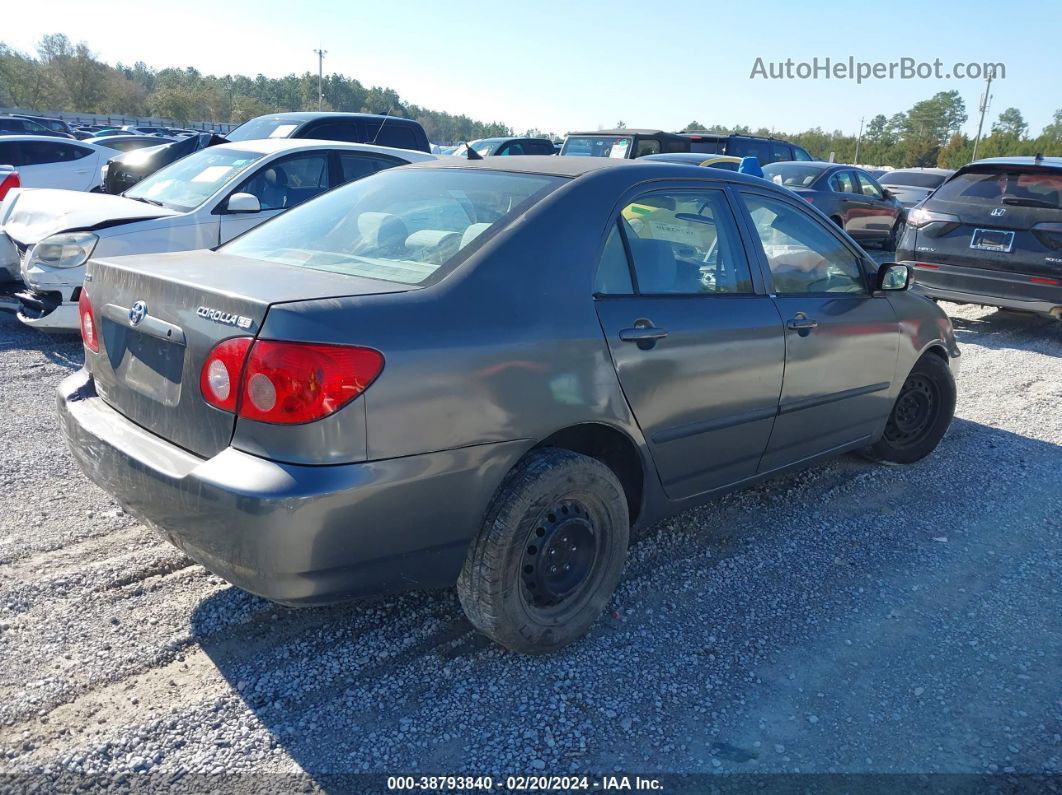 2005 Toyota Corolla Ce Серый vin: 2T1BR32E25C417707