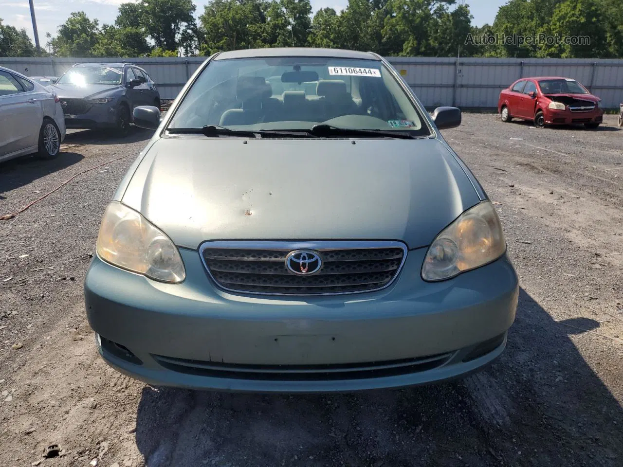 2005 Toyota Corolla Ce Зеленый vin: 2T1BR32E25C438492