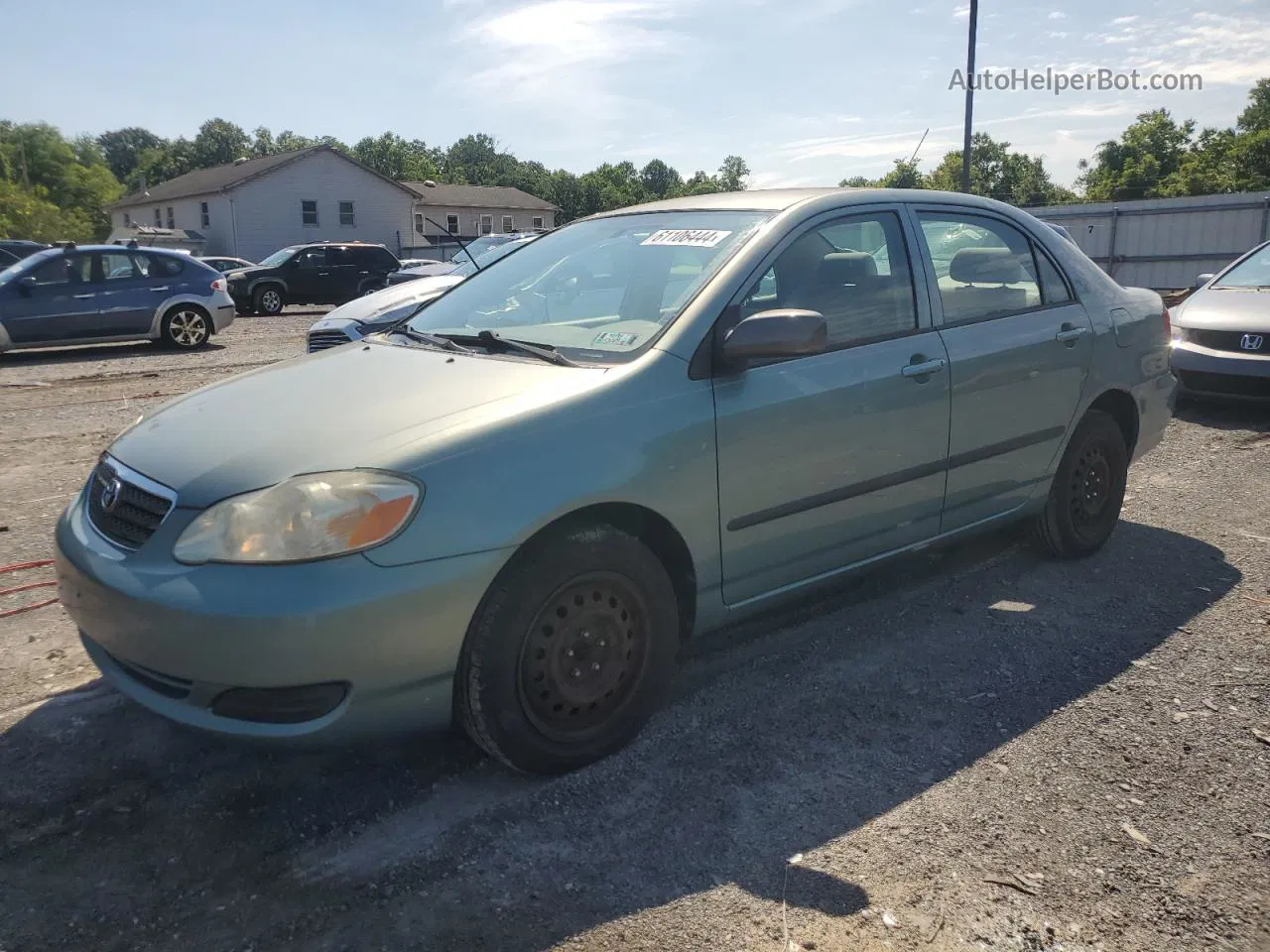 2005 Toyota Corolla Ce Зеленый vin: 2T1BR32E25C438492