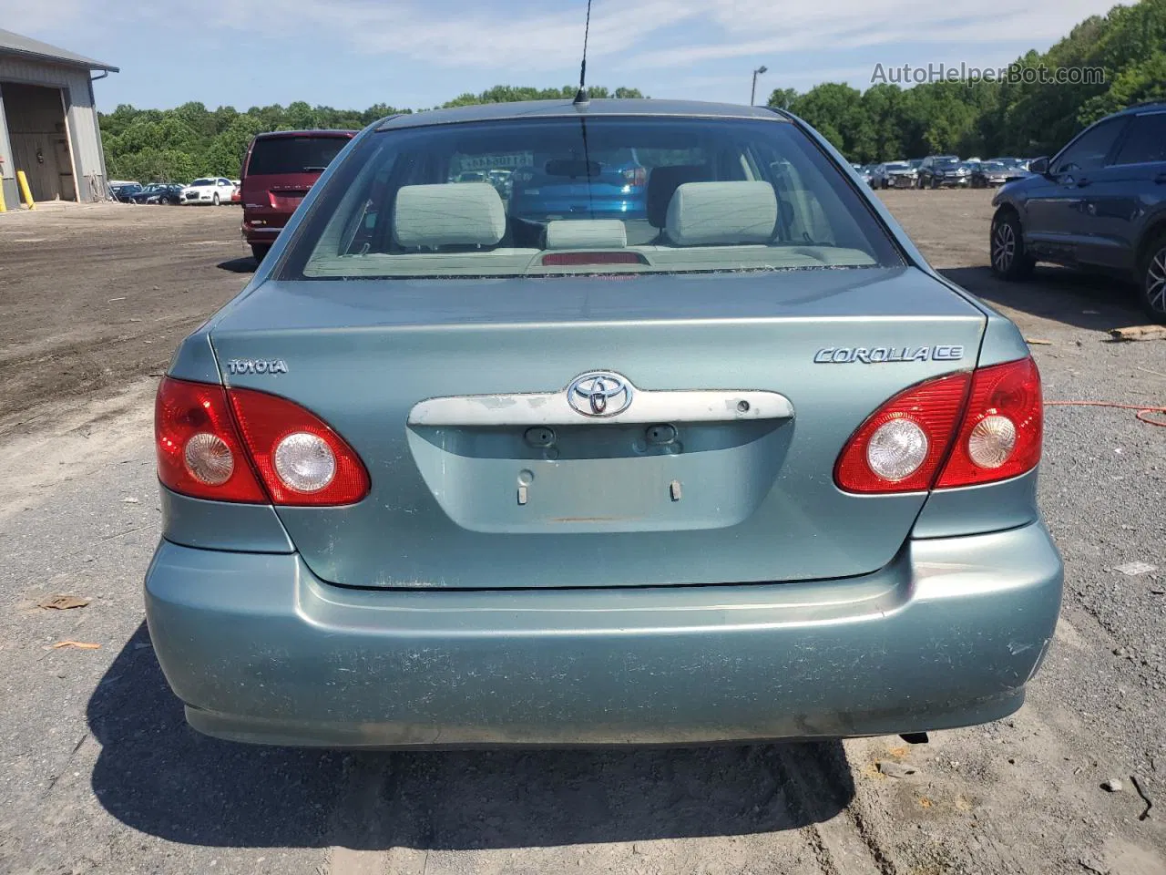 2005 Toyota Corolla Ce Green vin: 2T1BR32E25C438492