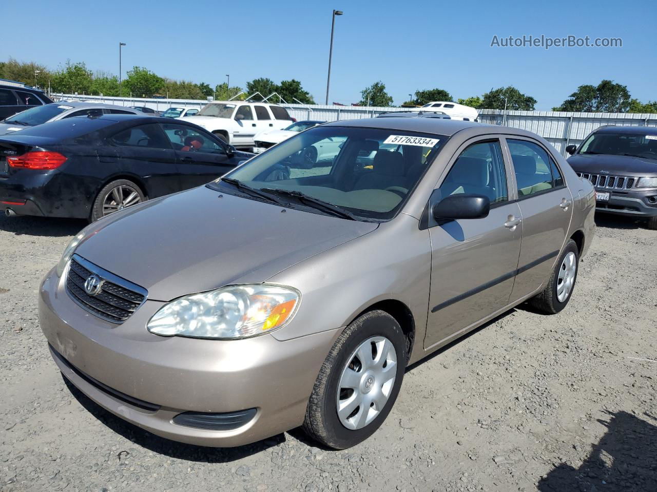 2005 Toyota Corolla Ce Tan vin: 2T1BR32E25C442350