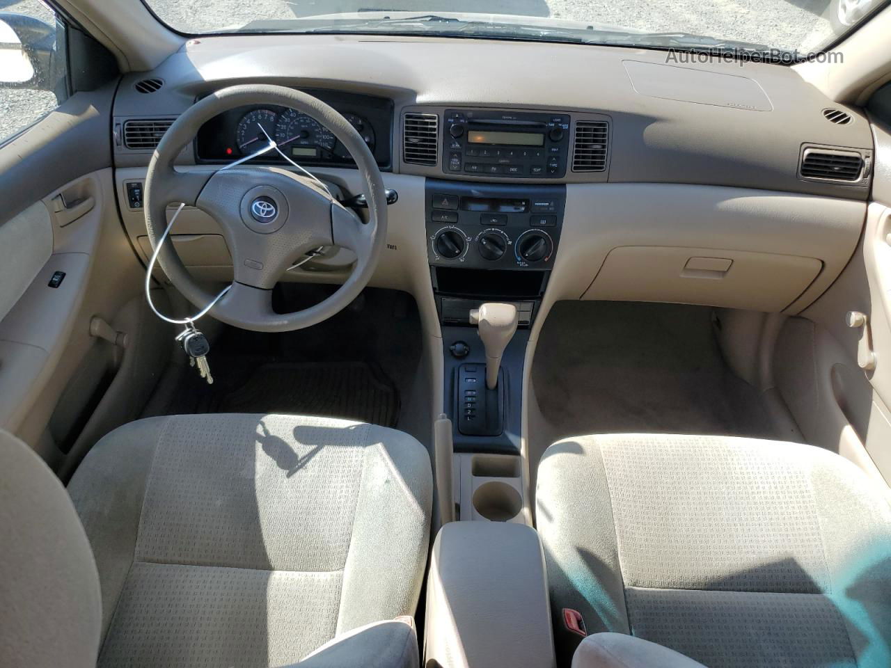 2005 Toyota Corolla Ce Tan vin: 2T1BR32E25C442350