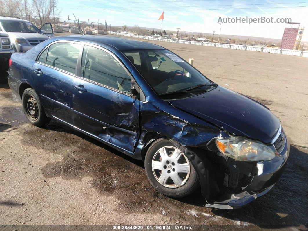 2005 Toyota Corolla Le Dark Blue vin: 2T1BR32E25C486378